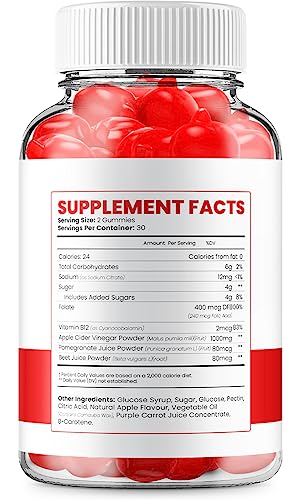 (2 Pack) Keto Bites ACV Gummies Advanced Formula Keto Bites Apple Cider Vinegar Gummies