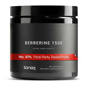 Toniiq Ultra High Strength Berberine 1500mg from The Himalayas Berberine Supplement