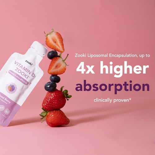 Zooki 3000iu Liposomal Vitamin D3 + K2 Liquid Sachets | 4X Higher Absorption Clinically Proven yourzooki