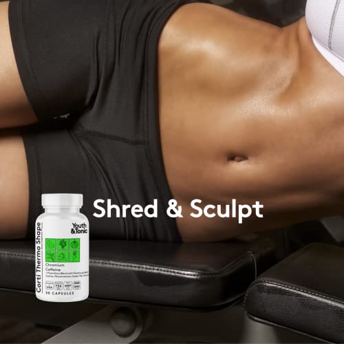 Youth & Tonic Shred Sculpt Lean 3 x Diet Pills w Water Weight Away & Cortithermo Shape Youth & Tonic