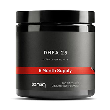 Toniiq Ultra High Strength DHEA Capsules - DHEA for Men and Ladies - 25mg Micronized