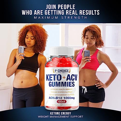 (2 Pack) 1st Choice Keto ACV Weight Loss Gummies Keto First Choice ACV Advanced Formula Rillvo