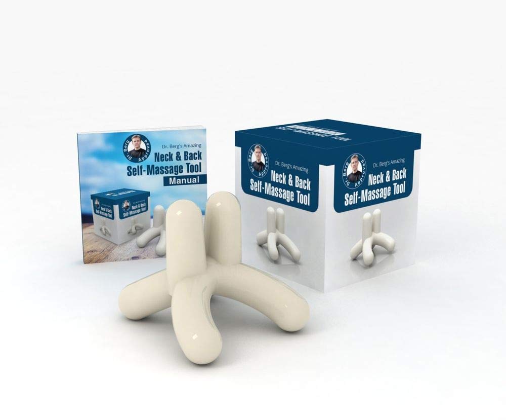 Dr. Bergβs Self-Massage Tool, Best for Back Pain Relief, Handheld Neck and Lower Back