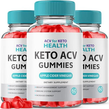 (3 Pack) ACV for Keto Health - Premium Apple Cider Vinegar Gummies – Natural Detox