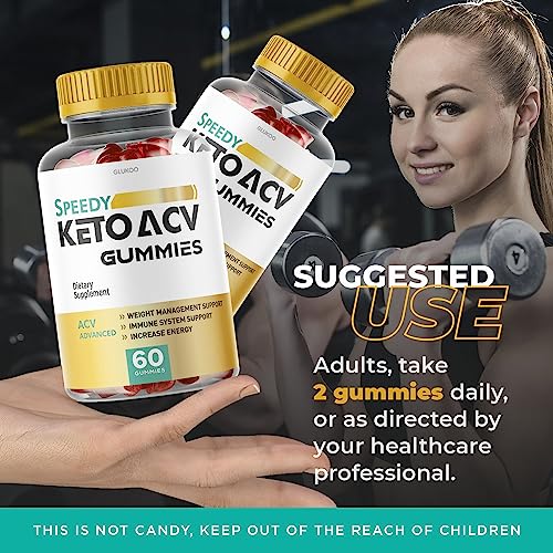 (2 Pack) Speedy Keto ACV Gummies, Speedy ACV Gummies, Speedy Keto Gummies