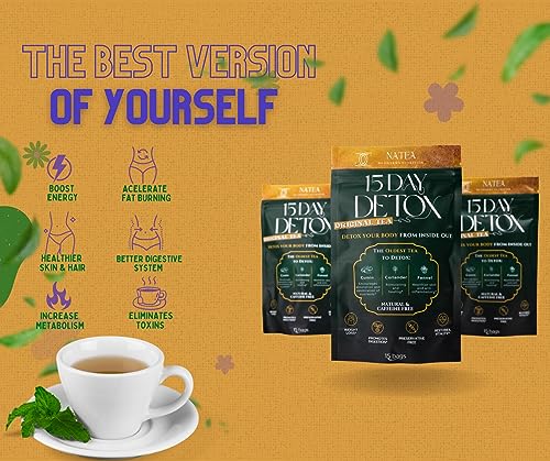 Dharma Nutrition Detox Tea 15 Day Natural Cleanse - Organic, Digestive Tea, CCF Tea Dharma Nutrition