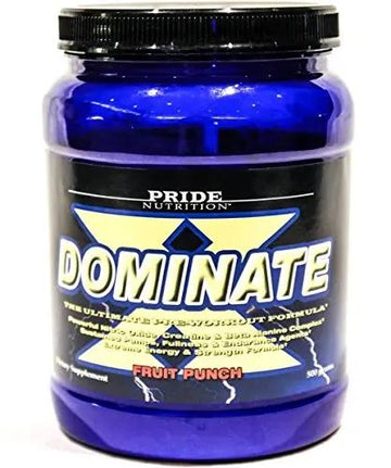 #1 Pre Workout - Dominate X 500g- Best Nitric Oxide & Creatine Pre-Workout Formula