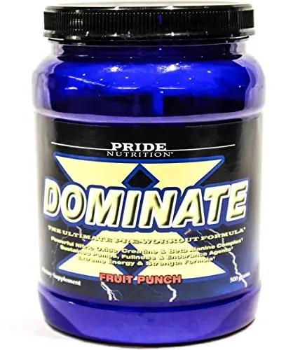 #1 Pre Workout - Dominate X 500g- Best Nitric Oxide & Creatine Pre-Workout Formula