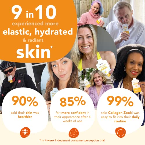 Zooki 5000mg Marine Collagen Liquid Sachets | Hydrolysed Marine Collagen Peptides yourzooki