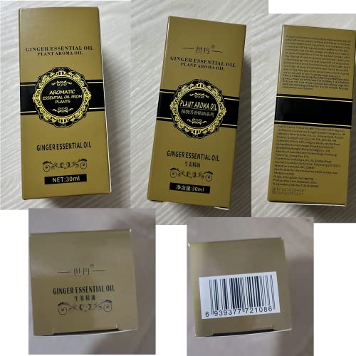 (2pc 60ml) Belly Drainage Ginger Oil, Slimming Tummy Ginger Oil, Ginger Oil Drainage Massage YG LianKai