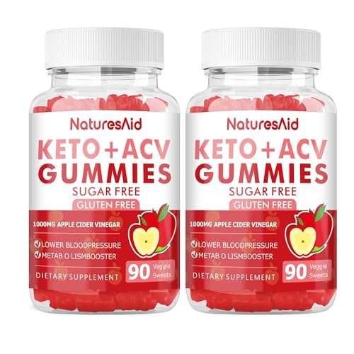 (2 Pack) 180 CT Keto Acv Gummies for Advanced Weight Loss & Belly Fat Burn - Pro
