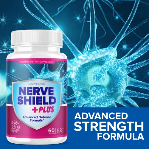 (3 Pack) Nerve Shield Plus Pills Original Supplement Advanced Nerve Formula IDEAL PERFORMANCE