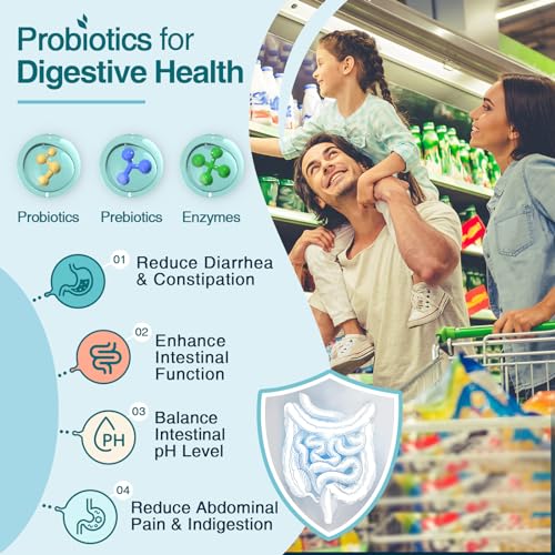 ZEBORA Probiotics for Women-Men Digestive Health with 120 Billion CFUs, Mens-Womens ZEBORA