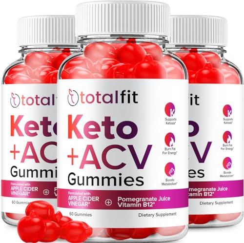 (3 Pack) Total Fit Keto ACV Gummies - Official - Keto TotalFit ACV Advanced Formula Plus
