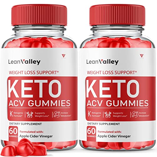 (2 Pack) Lean Valley Keto ACV Gummies Advanced Weight Loss Formula - Lean Valley
