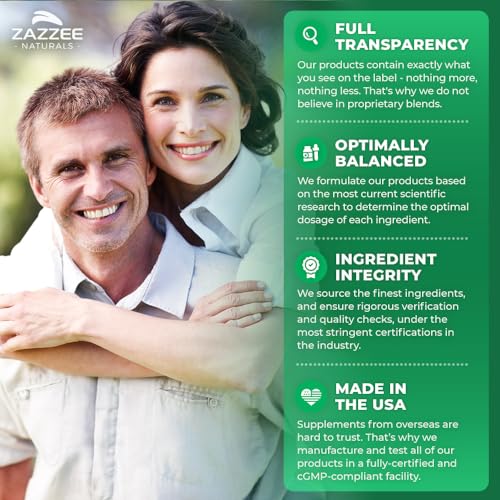 Zazzee High Strength Grape Seed 50:1 Extract, 20,000 mg Strength, 180 Vegan Capsules Zazzee