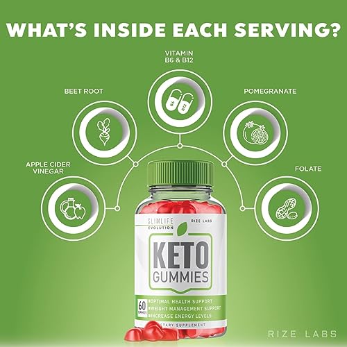 (2 Pack) SlimLife Keto Gummies, SlimLife Evolution Keto Gummies for Advanced Weight Loss rize labs