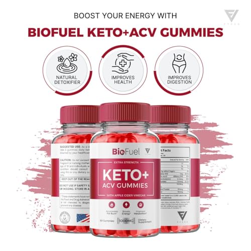 (2 Pack) Biofuel Keto ACV Gummies, Biofuel Keto ACV Gummies Advanced Weight Loss Fyvus