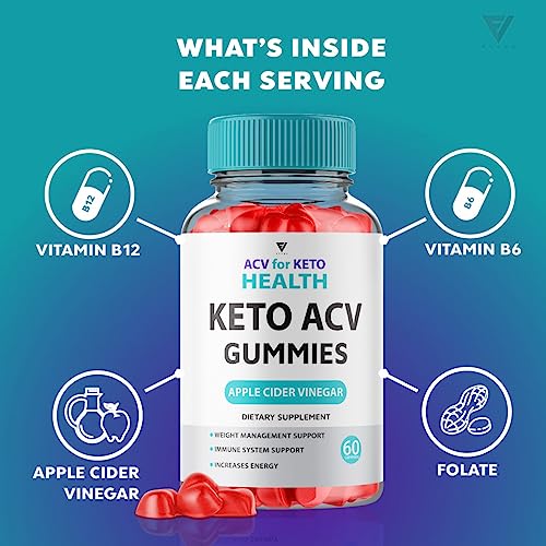 (2 Pack) ACV for Keto Health Gummies, ACV Keto Health ACV Advanced Weight Loss Gummies Fyvus