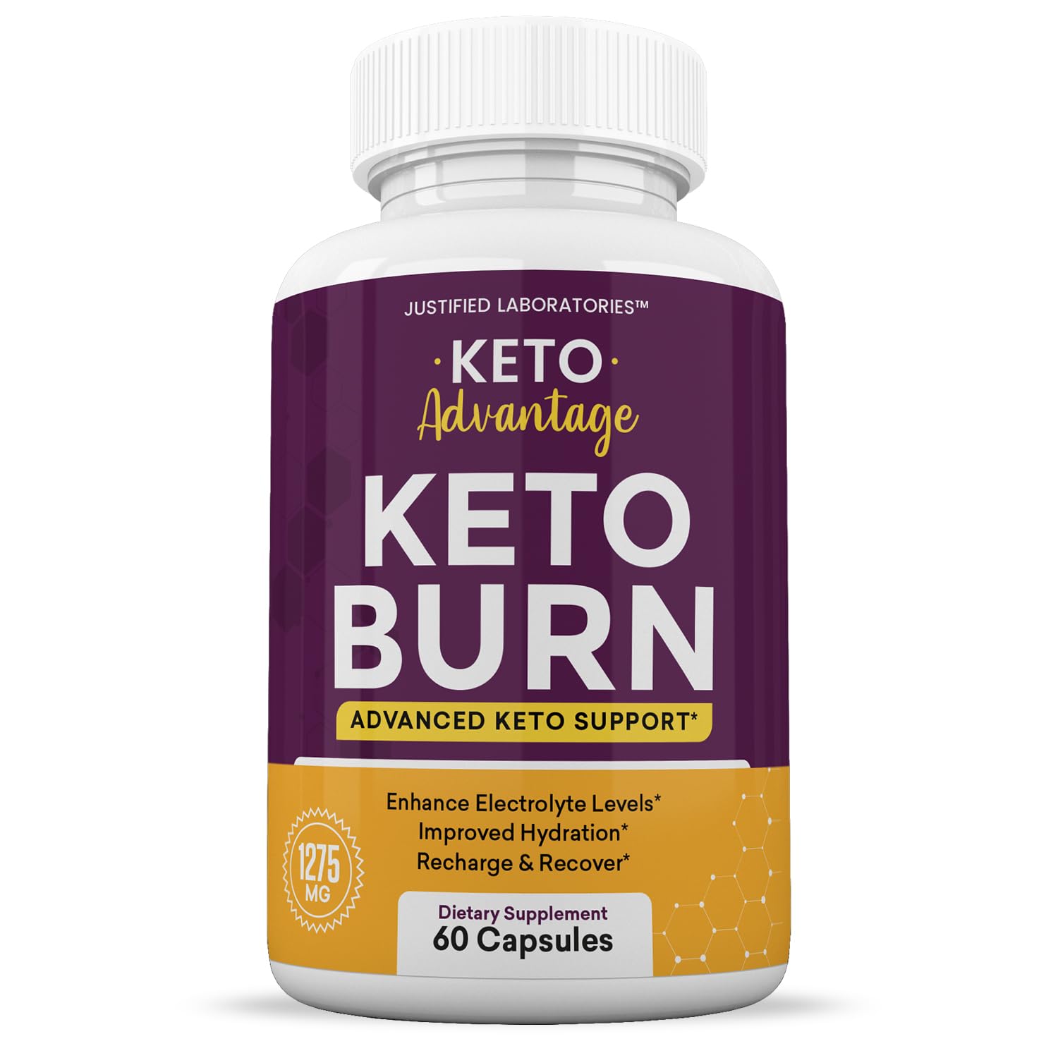 (2 Pack) Keto Advantage Keto Burn Pills 1275MG New & Improved Formula Contains Apple Justified Laboratories