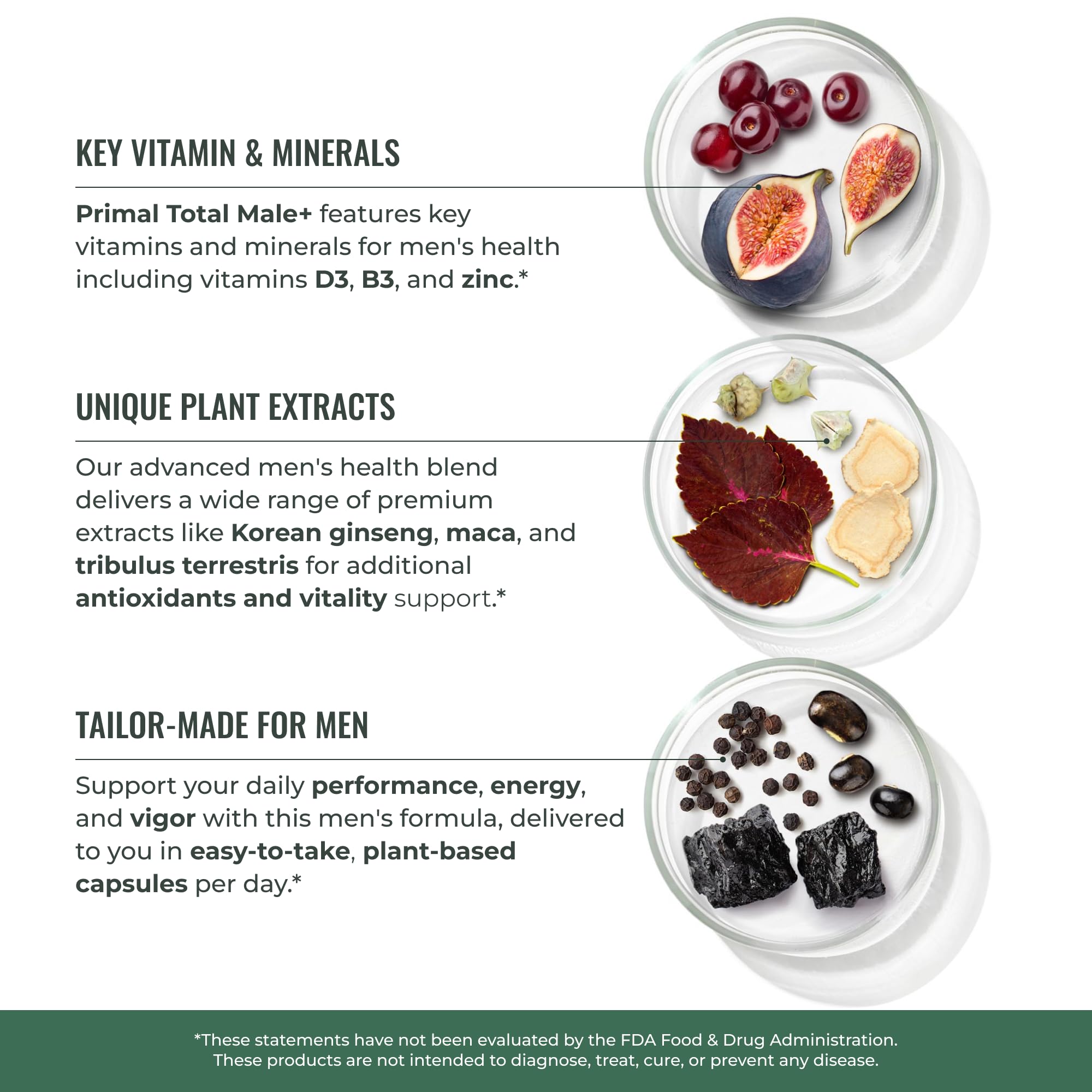 Primal Harvest Primal Total Male Natural Tribulus Terrestris, Fenugreek, Korean Ginseng