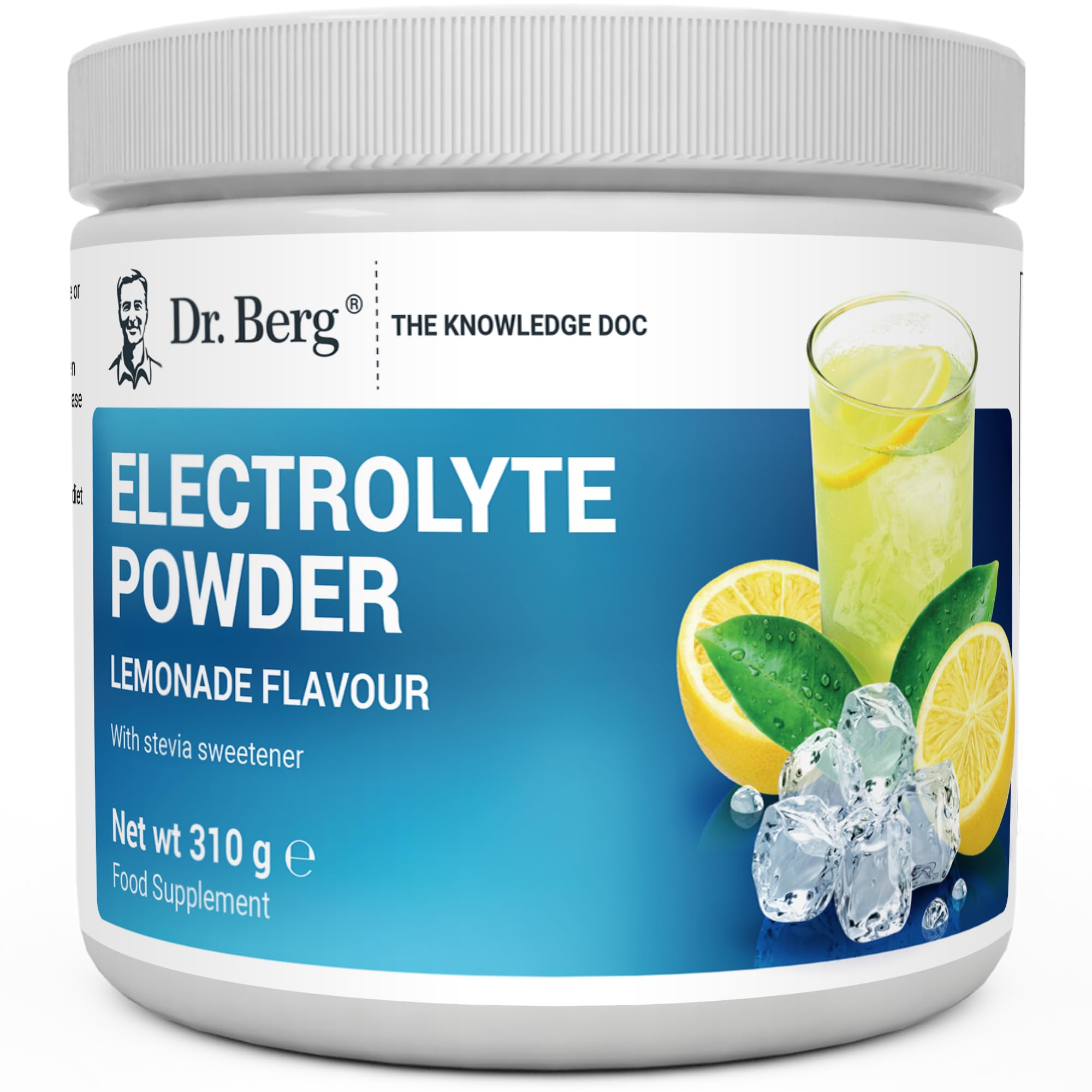 Dr. Berg Electrolyte Powder - Electrolyte Drink Supplements with 1000mg Potassium