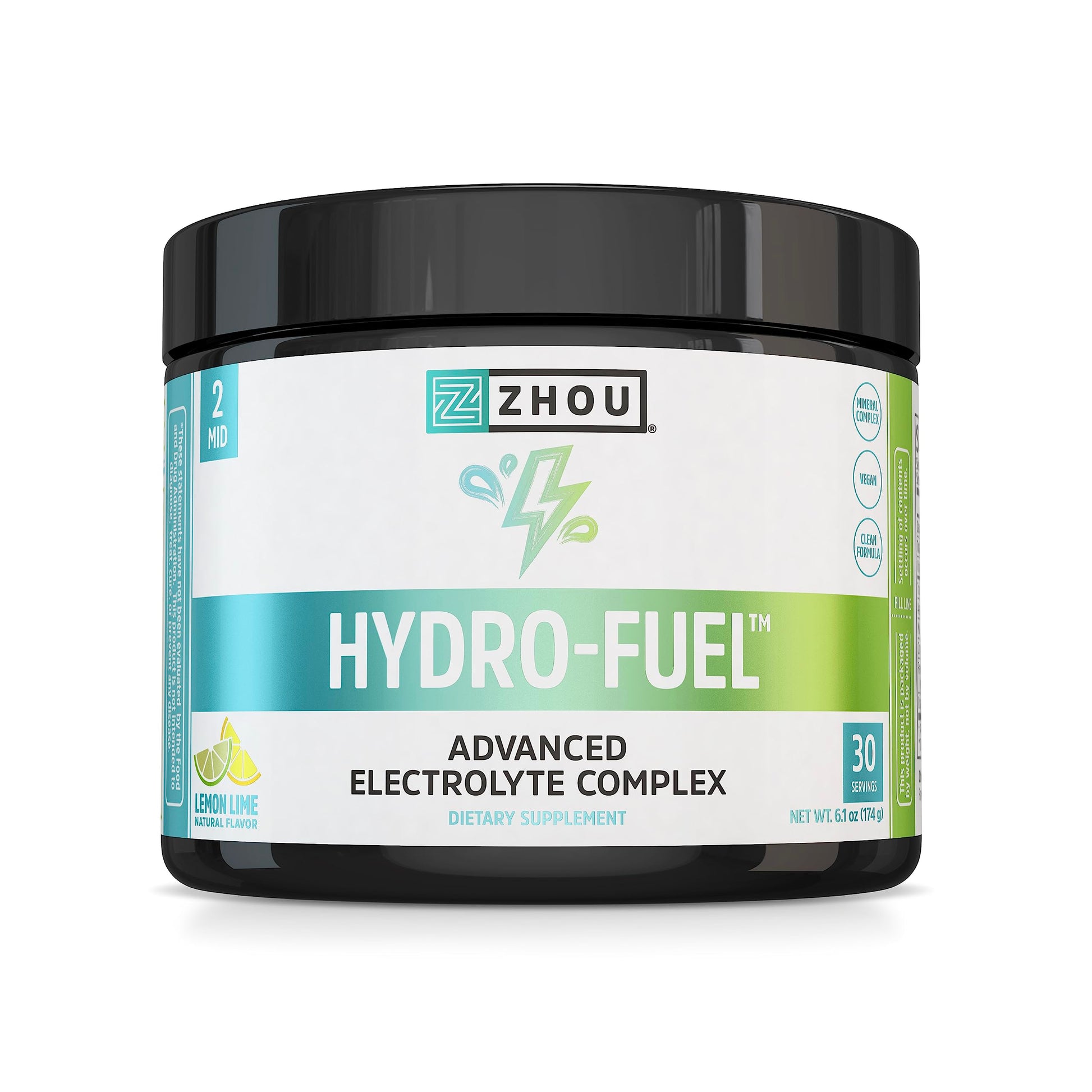 Zhou Nutrition Hydro Fuel, Sugar Free Electrolyte Powder, Replenish Nutrients, Restore