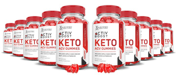 (10 Pack) Activboost Keto ACV Gummies Advanced Formula 1000MG Active Boost Keto