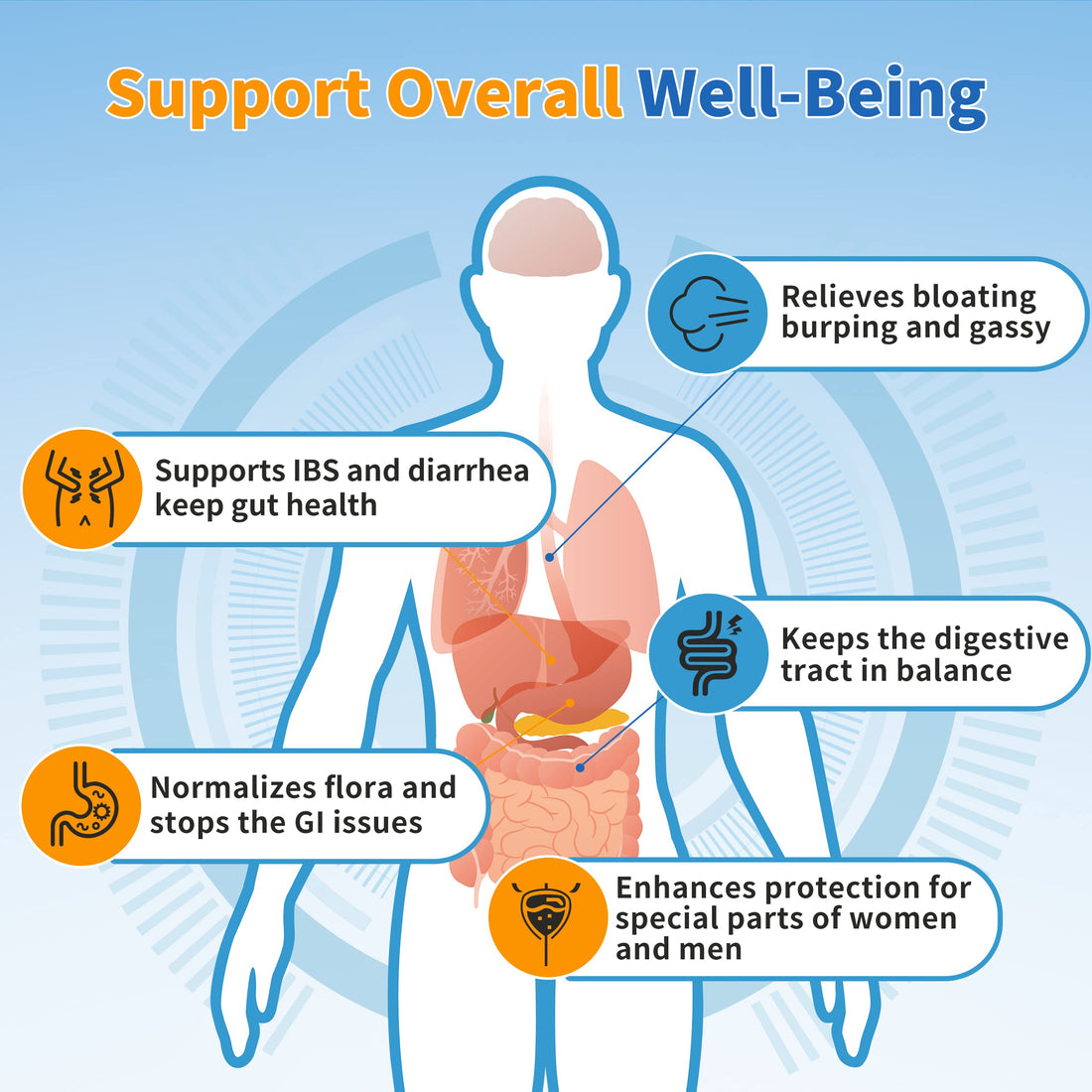 ZEBORA Probiotics for Women, Men and Kids, Prebiotics and Probiotics Powder