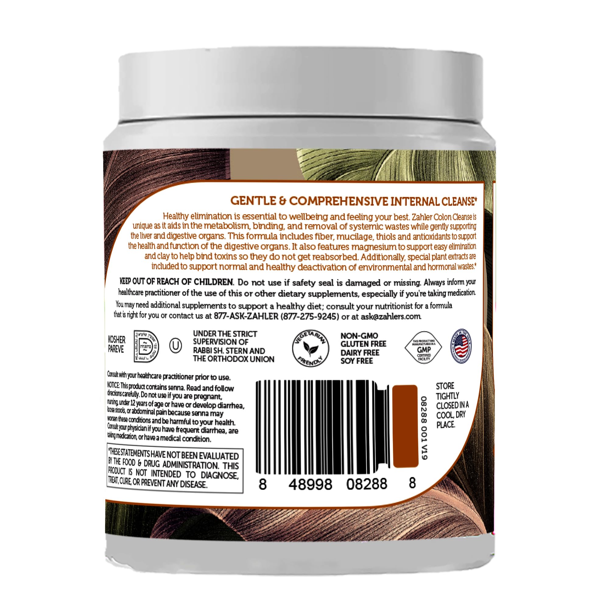 Zahler Colon Cleanse, 10 Day Detox and Gut Health Support, Intestinal Cleanse Supplement Zahler