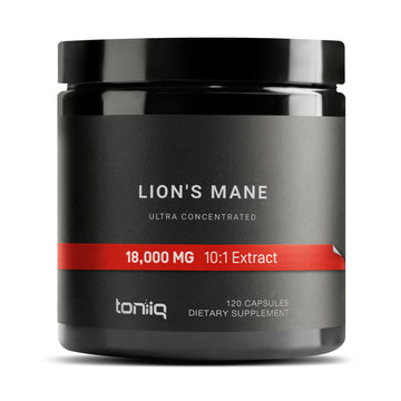 Toniiq 18,000mg 10x Concentrated Ultra High Strength Extract - Made with Organic Lions