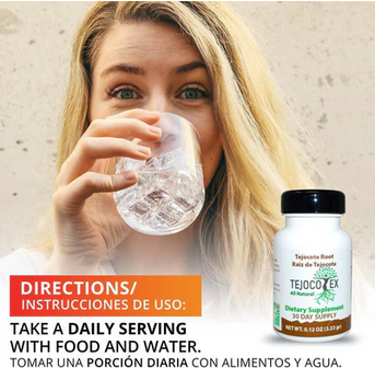 2x Tejocotex Raiz de Tejocote Root Supplement 100% Pure Authentic  All Natural Weight Loss Supplement Mexico Tejocote