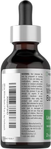 White Willow Bark Extract | 2 fl oz | Alcohol Free Liquid Tincture | Super Concentrated Horbäach