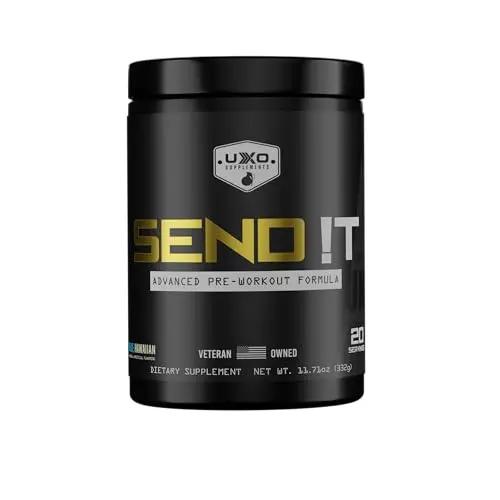 UXO Send IT Preworkout (Blue Hawaiian Flavor)