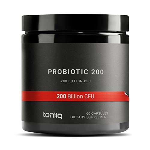 Toniiq 200 Billion CFU Probiotic Supplement 30 Verified Third-Party Tested Strains 