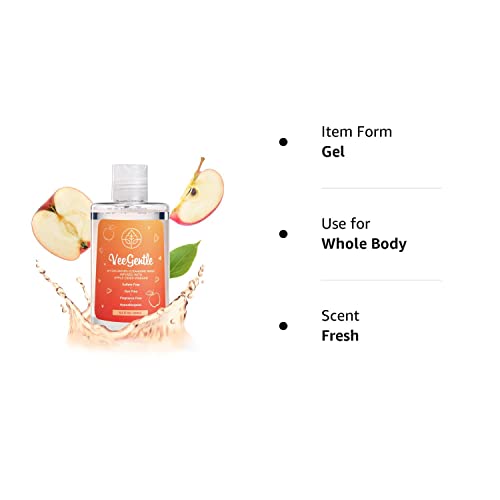 VeeFresh - VeeGentle Feminine Wash pH Balance for Women Wash with Apple Cider Vinegar VeeFresh