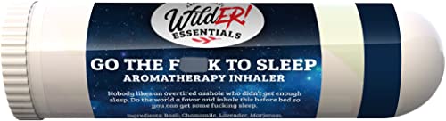 Wilder Essentials 3 Pack of Go The F to Sleep Aromatherapy Nasal Inhalers Made with 100% Natural mEssentials