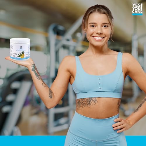 Yes You Can! Organic Aloe Vera Drink Mix - Super Greens Powder - Energy Drink Powder 