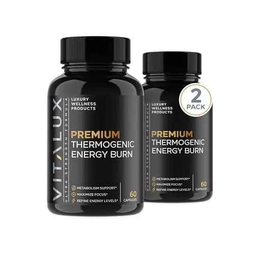 VITALUX || Premium Thermogenic Energy Burn || Metabolism Support, Boost Energy Levels