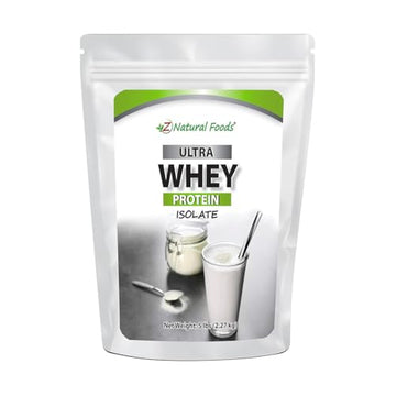 Z Natural Foods Whey Protein Powder Isolate, Unsweetened Protein Powder Enriched