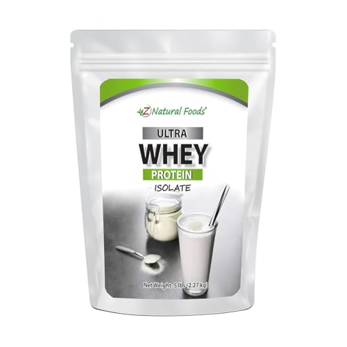 Z Natural Foods Whey Protein Powder Isolate, Unsweetened Protein Powder Enriched