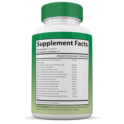 (4 Pack) Vital Fruits and Veggies Supplement Whole Food Red & Green Superfoods Justified Laboratories