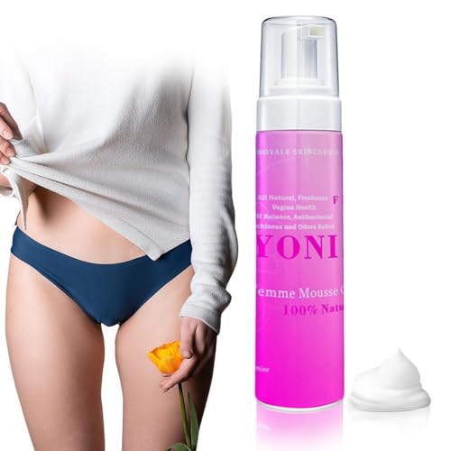 Vroyale Beauty 100% Natural Feminine Wash - 250 ml pH-Balanced Yoni Femme Mousse 