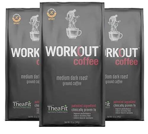WORKOUT Coffee - Patented Ingredients for Pre-Workout Energy and Post-Workout Recovery