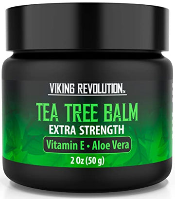 Viking Revolution Tea Tree Oil Cream - Super Balm Athletes Foot Cream - for Eczema