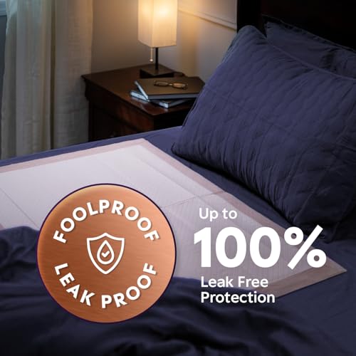 XXL Bed Pads, 5-Layer Disposable 30 x 36 Chucks Pee Pads for Incontinen Stack Man
