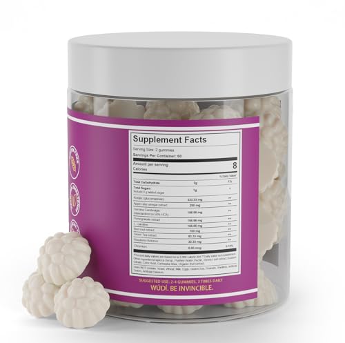 Wúdí Skinny Berry Gummy - Detox, Metabolism & Energy Booster, Plant Based Healthy Wúdí