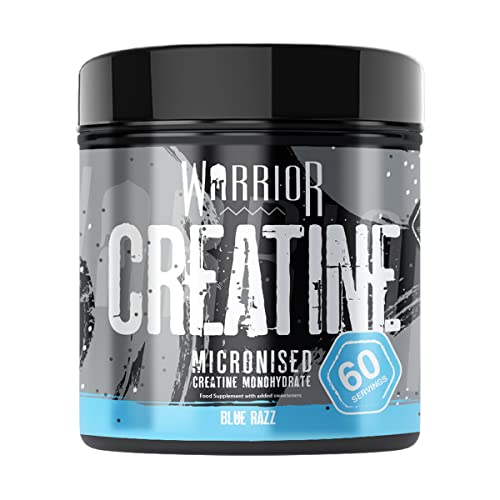 Warrior Creatine Monohydrate Powder – 300g – Micronised for Easy Mixing 